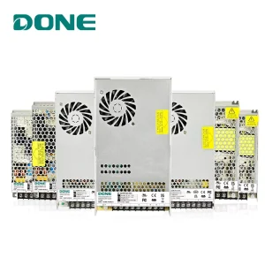 EXC Series 35W-600W 12V 24V 36V 48V High Efficiency Enclosed Switching Power Supply for LED Lighting CCTV Control Cabinet
