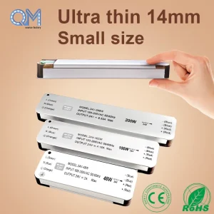 Economic LED Power Supply 30W 60W 100W 150W 200W 300W Slim LED Power Supply 24V