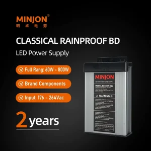 Economic Rainproof Full Power 12V 400W Single Output IP45 LED Power Supply Outdoor Transformer Flood Light Street Light CE
