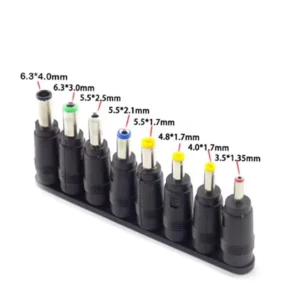 Eight in one Computer Power Adapter Converter Head DC Adapter 5.5*2.1 Female to Male Power Adapter