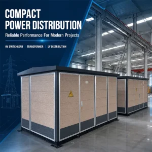 Energy-efficient 12kv Three Phase Mv&hv Transformers European Type Box-type Substation Compact Substation for Civil Use