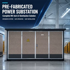 Energy-efficient American Type Mv&hv Cold Rolled Sheet Prefabricated Substation Compact Substation for Construction
