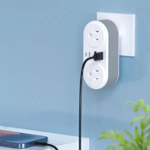 Europe Travel Adapter Dual Usb A+C 2 Port Power Adapter Travel Quick Charger for Phone Tablet Laptop