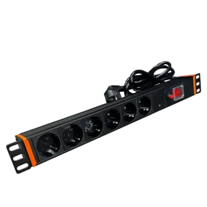 European Standard PDU Power Distribution Unit with 6 EU Outlets Factory Direct Socket Product