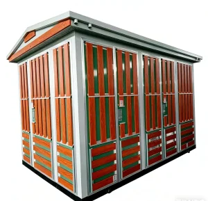 European style box type substation urban outdoor prefabricated cabinet transformer can be customized