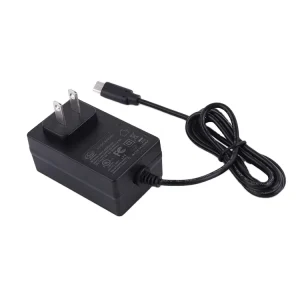 FCC CE UKCA GS Listed AC to DC 24W 24V 2A Single Output Power Supply Adapter for LED Strip Lights Security Cameras