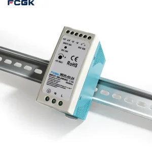 FCGK DIN Rail Switching Power Supply (DR Series 30W 60W 100W 150W) 24V Input 240V 100V Made in China