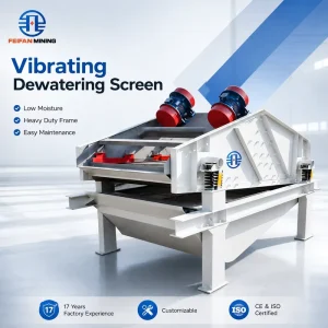 FEIFAN OEM Polyurethane Screen Panel Mining Sand Washing Industrial Vibrating Screening Machine Dewatering Screen