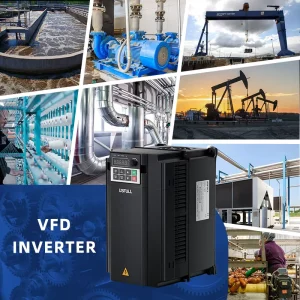 FU9000D 2.2kW 4kW 5.5kW 7.5kW Three Phase Inverter VFD 380V 400V 440V for Compressor and Motor Industrial Use