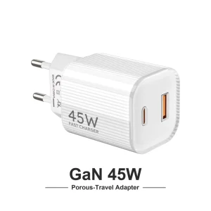 Factory 45W PD USB C Charger PD3.0 EU US Plug Type C Power Adapter USB Wall Charger for iPhone 17 Pro Max 16 15 14