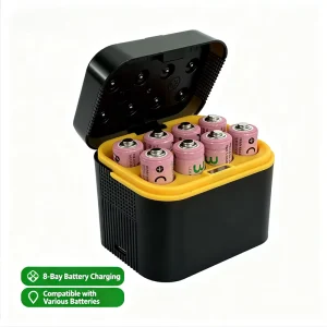 Factory 8 Pack 1.5V AA Lithium Rechargeable Batteries Charger Fast Charge Portable Microphone Industrial Camera Bulk