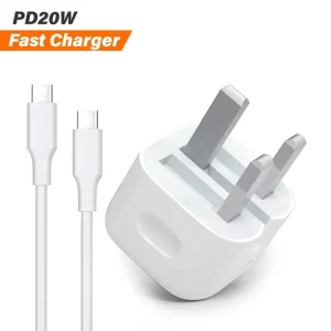 Factory CE/FCC/UL/UKCA/KC USB-C Adapter 20W Phone Fast Charging Adapter Usb Type C Wall Charger for iPhone
