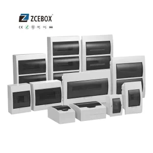 Factory Custom Power Distribution Equipment 2-24 Way MCCB Breaker Box ABS Distribution Box IP40 CE Certified