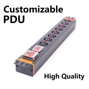Factory Customized 8-Outlet 19-Inch 1.5U Power Distribution Unit with 2-Pole Switch
