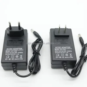 Factory Direct 12V 2A Power Supply Adapter for Universal LED Lamp AC DC 24W Power Plug Connection