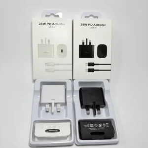 Factory Direct 25W PD Type-C Wall Charger Adapter for Galaxy S20 S10 Note20 10 Ultra
