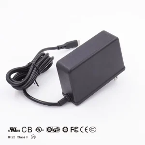 Factory Direct 27W 36W 45W 65W LED Driver Constant Voltage Power Adapter PD Fast Charging Wall Mount Medical ITE Power Supply
