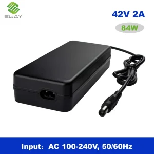 Factory Direct 42V 2A Apollo-Compatible E-Bike Charger for 36V Lithium Li-ion Battery Pack E-Bicycle Scooter Power Adapter