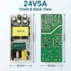 Factory Full Power Power Supply Boards 24V 5A 120W Stable Performance Circuit Board For Replace Repair Support
