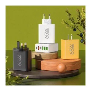 Factory OEM 65W USB-C Wall Charger 2 PD + 4 USB EU/US Plug