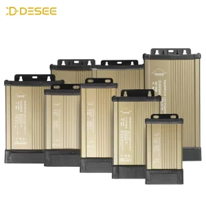 Factory Price AC-DC 60W-700W Waterproof Aluminum LED Transformer Rainproof Power Supply