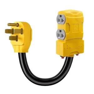 Factory Pure Copper US Standard 30A Plug to 20A Socket NEMA14 30P to 5 20R FT1 Flame Retardant China Power Cord