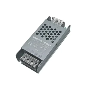 Factory SMPS 100-265V AC DC 12V 5A 60W Slim LED Power Supply