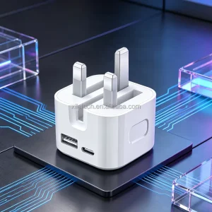 Factory USB C Cube EU UK US Plug Fast Charger PD 20W USB-C Power Adapter