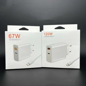 Fast Charging 120W 67W USB Charger 6A Cable USB Fast Charger Wall Phone Charger Power Adapter