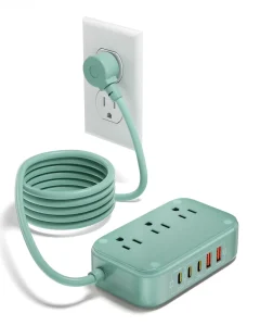 Fast Charging Desktop Power Strip 8 in 1 with 3 AC Outlets 3 USB C 2 USB A Ports