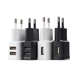 Fast USB Wall Charger 2 USB Ports QC3.0 5V/3A Output for Mobile Phone Laptop & Camera
