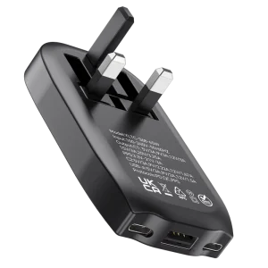 Factory Direct Compact 65W Type-C Fast Charger UK Plug Wall Charging PD USB-C Power Adapter OEM ODM