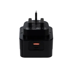 Foxcan Universal World Power Adapter International Travel UK Plug Britain Converter USB Laptop iPhone Chargers for Earphone