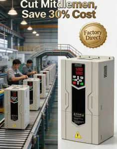 Frequency Inverter 1.5KW/2.2KW/4KW 220V Single Phase 50/60Hz IP21 for Textile Machinery Factory Direct