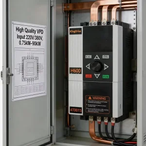 Frequency Inverter 1.5KW 4KW Single Phase to 3 Phase 50/60Hz IP21 for Textile Machinery CE Approved Factory Direct