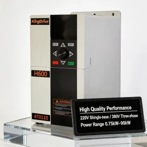Frequency Inverter 11KW 15KW 30KW 45KW 380V Three Phase 50 60Hz IP21 for Conveyor Motor CNC Machine CE ISO Certified
