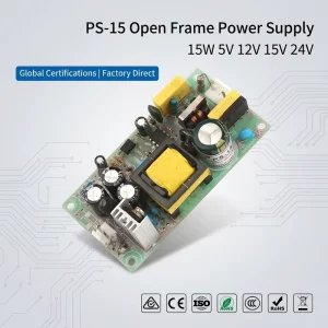 Fuente 5V PCB PS-15-5 14W 5V 2.8A Open Frame SMPS for Arduino 88-264V AC Input 77% Efficiency
