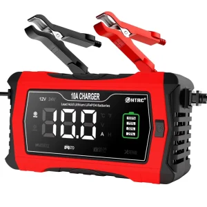 Full Automatic 12V 24V Car Battery Charger 10A 5A Fast Power for Auto Car Motorcycle Lead acid Batteries Electric Type