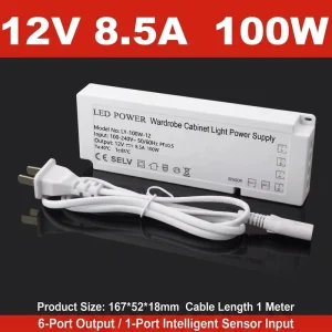 Furniture LED Dimming Power Supply 24W 36W 48W 60W 100W 150W for LED Cabinet Light Power Supply