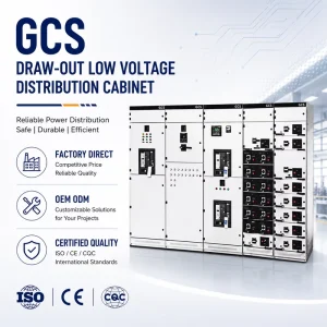 GCS Type Low Voltage Withdrawable Switchgear Panel Power Distribution Board 50/60Hz Motor Control Center MCC Cabinet