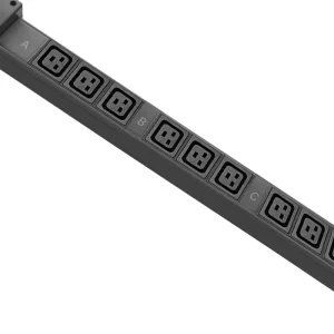 GFCI Electrical Plug 63A C19 Socket Power Strip with 12 Outlets CE EMC for Rack Mount
