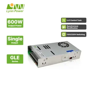 GLE-600S-12V 600W AC/DC Multi-Protected Industrial 12V Compact Design Switching Power Supply with Single Output