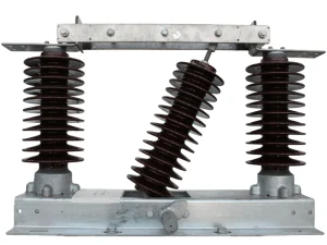GN2-27.5 Indoor High Voltage AC Switch 50Hz Vertical Drive Copper & Steel 1-Pole for Electrified Railway Substation