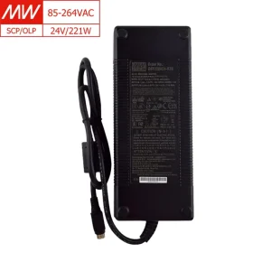 GST220A24 R7B 220W Switching Power Supply 24V 9.2A 93.5% Efficiency PFC for Industrial Automation and Control Systems
