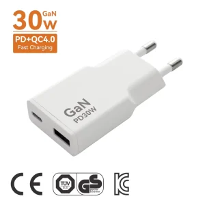 GaN 30W Wall Charger Plug GaN Adapter Mini for Smartphone