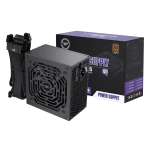 Gaming 500W 550W 600W 650W PC Power Supply 80 Plus Bronze Certified ATX PSU Computer Desktop Switching Power Supply