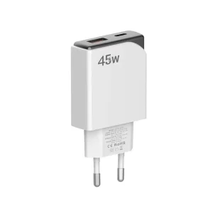 Gan PD 45 W Charger Type C +USB Port Fast Charging Usb C PD Wall Charger for iphone 14 15 16 17 Cell Phone