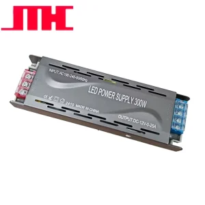 Gray Color Slim SMPS Power AC220V DC12V 24V IP20 60W 100W 200W 300W 400W Switching Power Supply for Indoor LED Lights