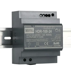 HDR-100-241 HDR Series 100W DIN Rail Power Supply 24V DC Output
