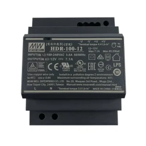 HDR-100 DIN Rail Type 12V 15V 24V 48V 100W DC Switching Power Supply HDR-100-12 HDR-100-12N HDR-100-24